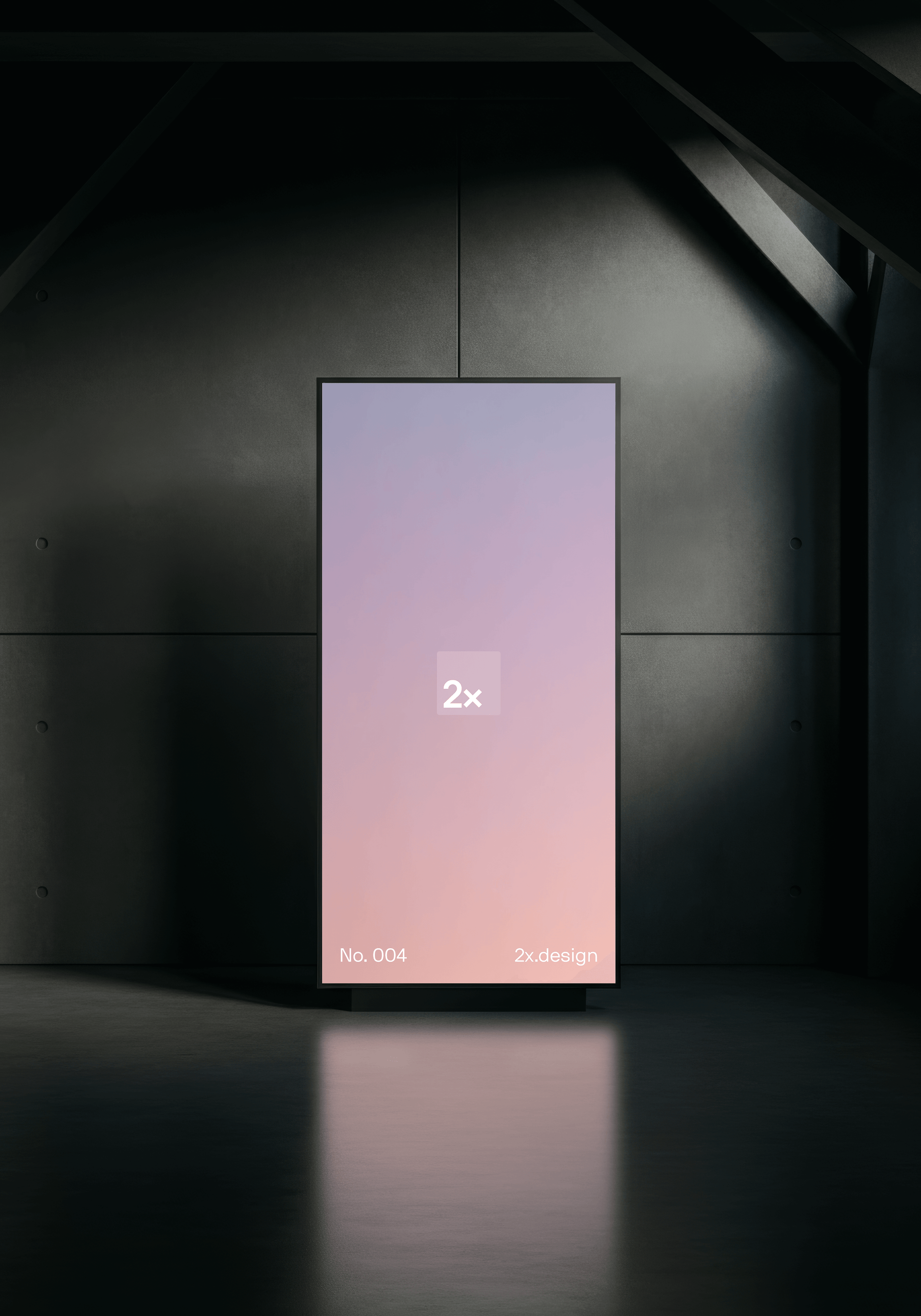 OOH Digital Screen PSD Mockup 004