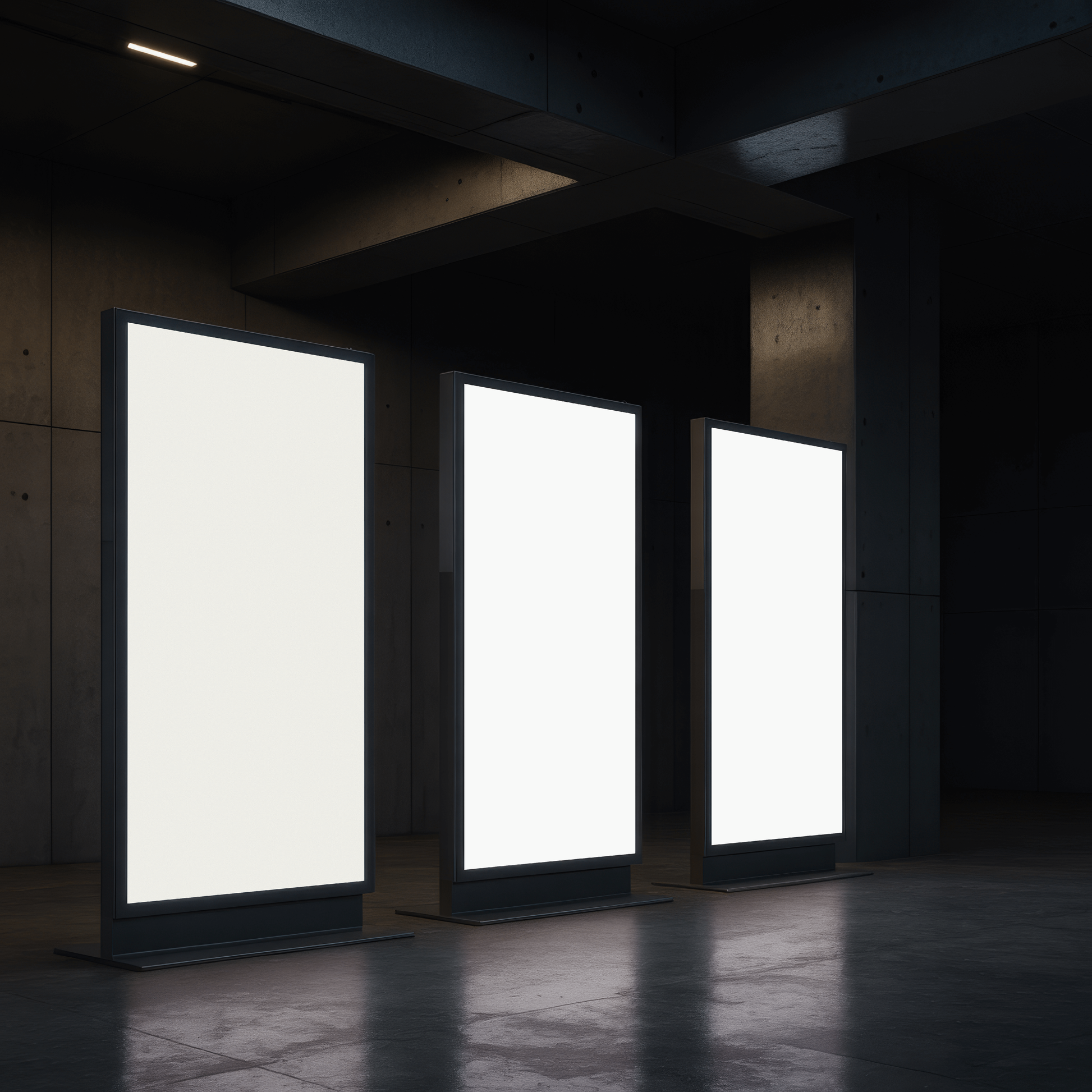 OOH Digital Screen PSD Mockup 011